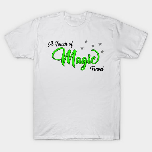 Green ATOM Logo T-Shirt by A Touch of Magic Travel